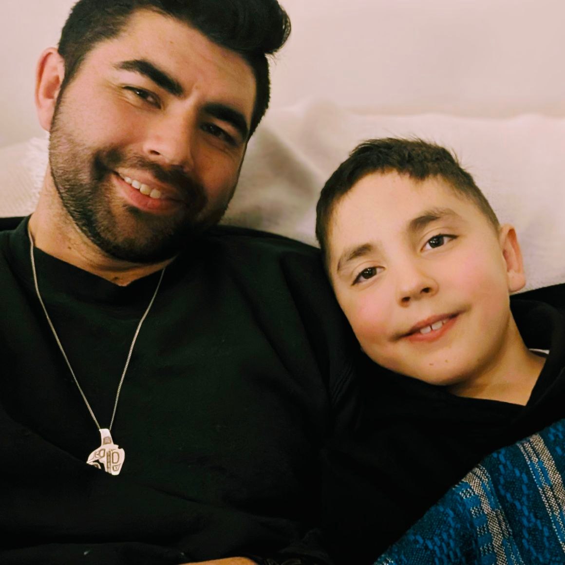 Jonathon and his son Nick